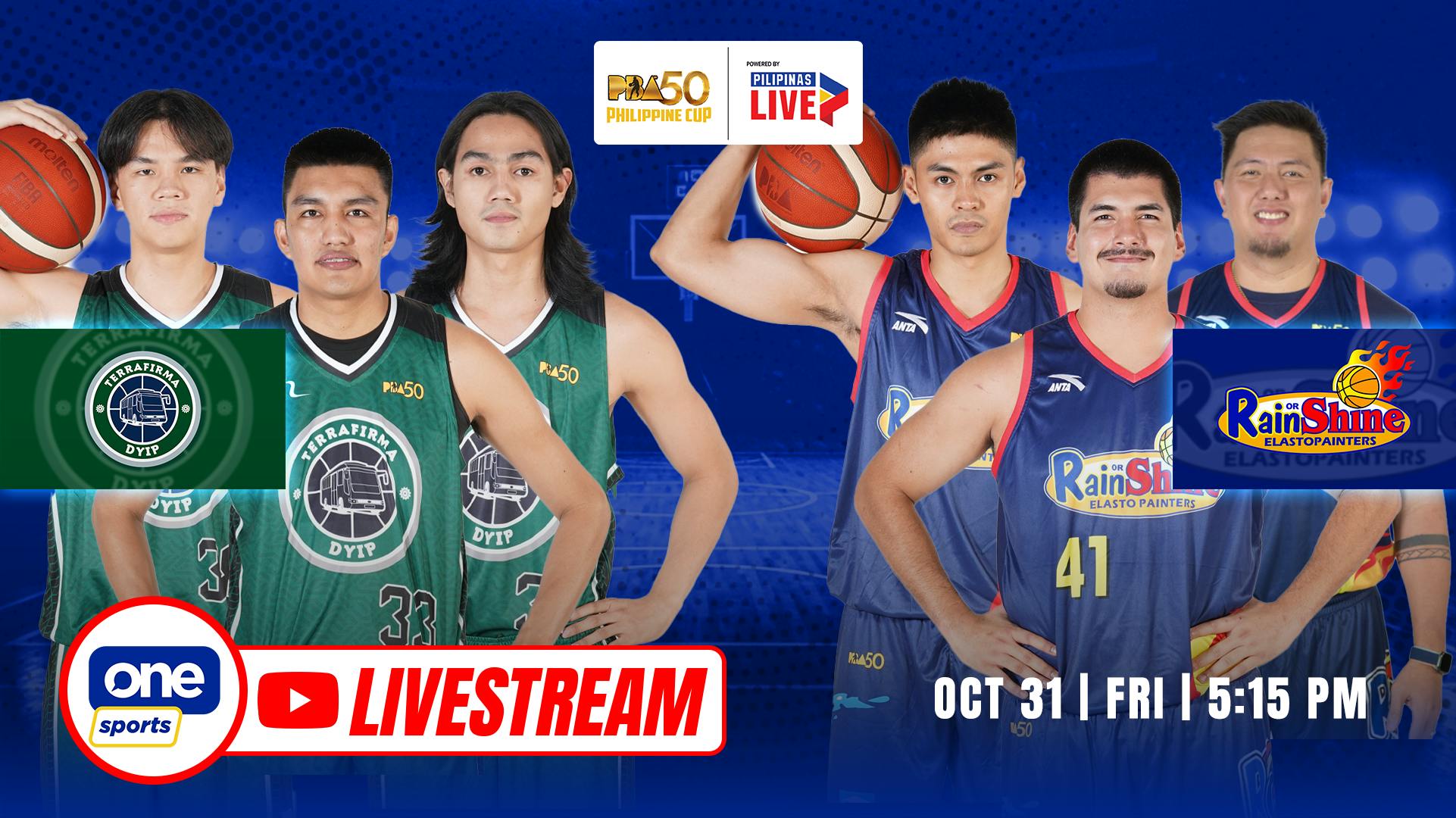 PBA LIVESTREAM: Terrafirma Dyip vs Rain or Shine Elasto Painters | Philippine Cup